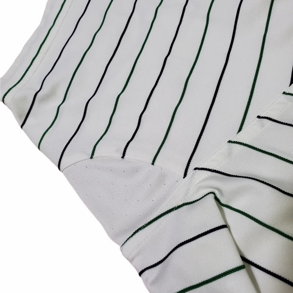 Vintage Adidas Shirt Men White Striped Golf ClimaCool Y2K Classic Polos Shirt XL